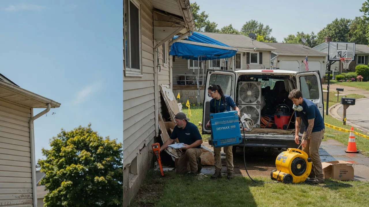 Ceiling Leak Cleanup in Saline, MI near me