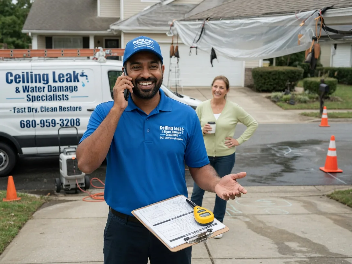 Ceiling Leak Cleanup Saline, MI FAQs